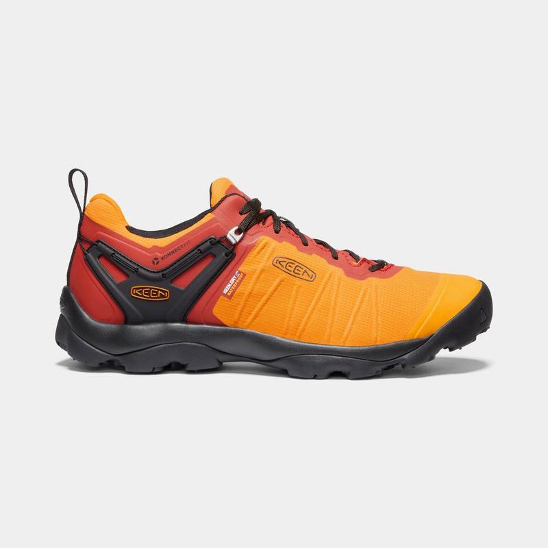 Discount Keen Venture Waterproof Mens Hiking Shoes Orange/Black (5194-TUKFO)